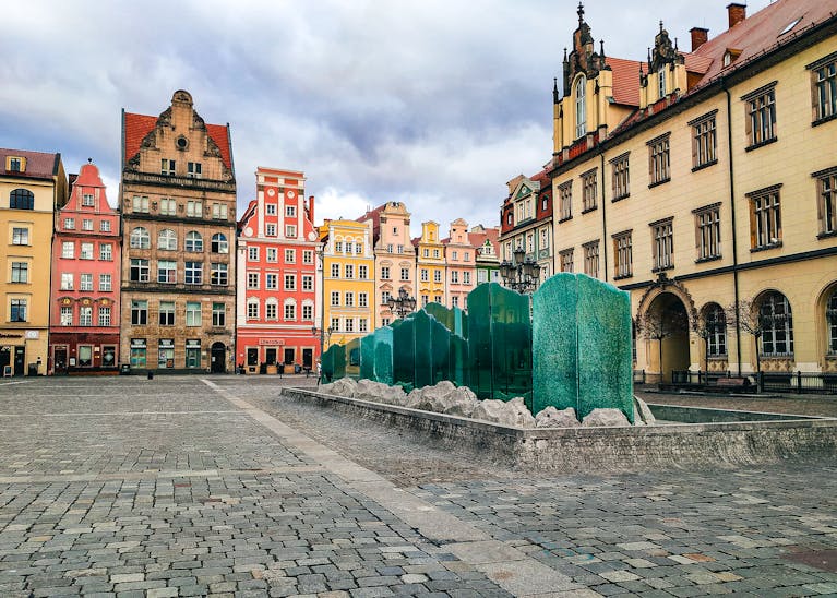 Wycieczka do Drezna i Wrocławia 6 Market Square in Wroclaw
